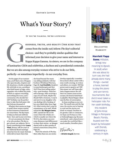 Editor's Letter: What's Your Story? (image)